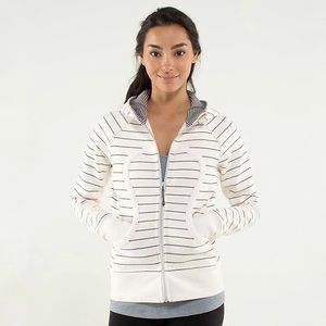 Lululemon Scuba Hoodie/Slalom Stripe Angel wing